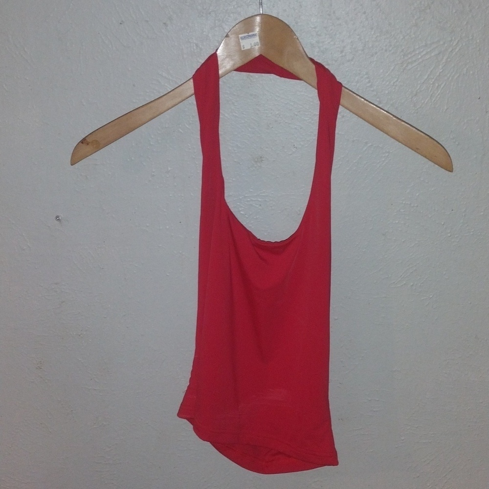ForeFair Red Sleeveless Draped Tank Top Size XS Like New - Picture 2 of 6